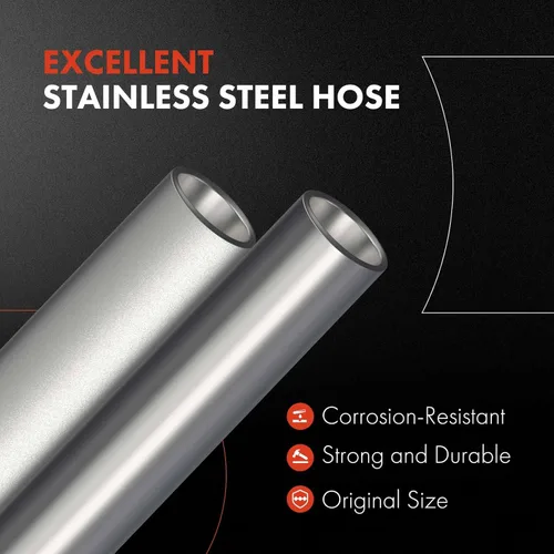 Vista 6 de A-Premium Conjunto de línea de manguera de presión de dirección asistida compatible con Jeep Grand Cherokee 2011, 3.6L, con junta tórica, piñón