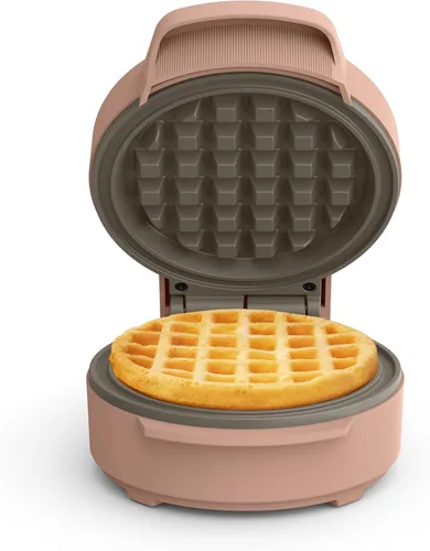 bella Snack-n-Store Mini Waflera, Revestimiento Antiadherente de Cerámica EverGood™, Enrollado de Cable, Luz Indicadora de Listo y Asas de Toque