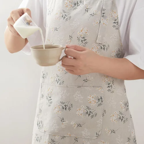 Vista 5 de Japanese Kitchen Apron for Women & Men,Adjustable Chef Apron with Pocket,Unisex Apron for Home,BBQ,Garden