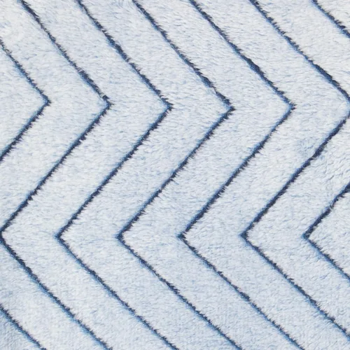 Vista 4 de Arkwright - Mantas de forro polar en zigzag a granel, paquete de 12 unidades, suaves y cálidas, mantas con textura coral cheurón, perfectas