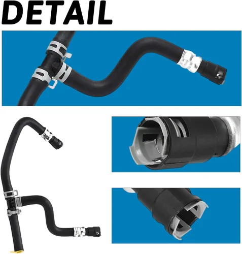 Vista 2 de 626-562 25862088 Manguera de retorno del calentador de motor HVAC compatible con Enclave Acadia Traverse Outlook 2007-2017 Calentador de motor