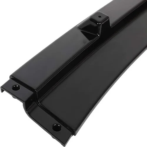 Vista 9 de SCITOO Alerón delantero para parachoques con borde para Hyundai Elantra 2017-2018, color negro brillante