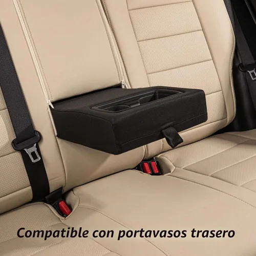 Vista 8 de coverdream Fundas de asiento personalizadas para Toyota RAV4 2019-2025, no Piel sintética (beige)