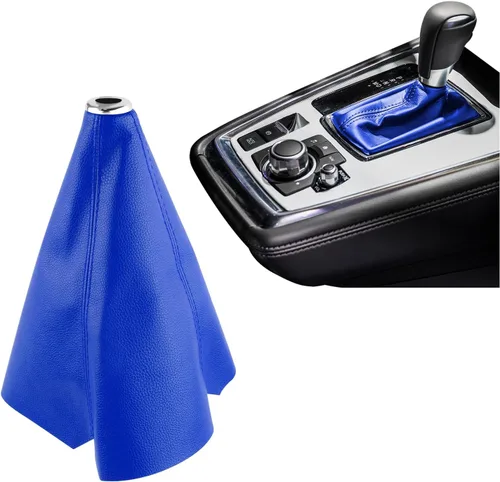 Vista 7 de Salior Cubierta de palanca de cambios a prueba de polvo, protege la perilla de la palanca de cambios y decora el interior del automóvil, cubierta