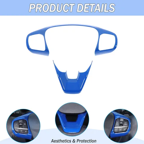 Vista 3 de Aunginsy Marco de Botón de Dirección de Control Central Trim Compatible con Ford Maverick 2022+ Bronco Sport 2021+ Escape 2020+ Consola Central