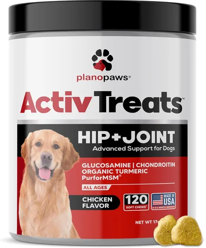 Vista 7 de HempFlex - Glucosamina condroitina para perros - Aceite de cáñamo para perros - Suplemento seguro para las articulaciones de perro para todas