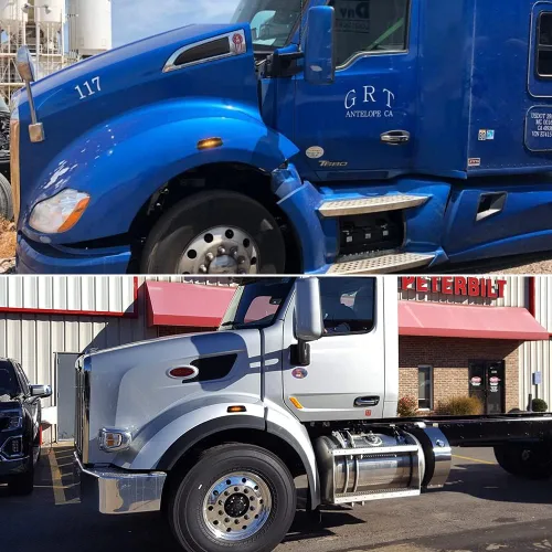Vista 6 de Para Kenworth T680 2013-2017 2011-2015 Kenworth T700, 2014-2015 Kenworth T880, 2015-2019 Peterbilt 567 ámbar LED ámbar lente parachoques delantero