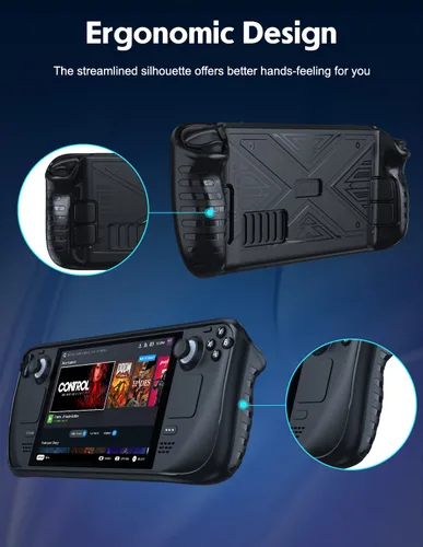 Vista 3 de NEWENMO Funda protectora para cubierta de vapor, funda protectora de piel de cubierta de vapor, funda protectora de TPU antideslizante, a prueba