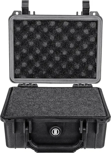 Vista 3 de Bushnell Estuche rígido compacto impermeable de 9 pulgadas para binoculares, óptica, equipo, a prueba de golpes y listo para TSA (negro)