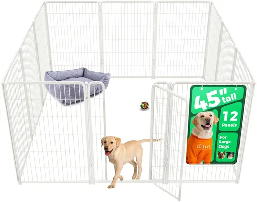 Vista 23 de FXW Homeplus Unleashed Corralito para Perros de Interior - Juego Sin Estrés y Seguro, Resistente de 24 Pulgadas 2 Paneles Corralito para Cachorros