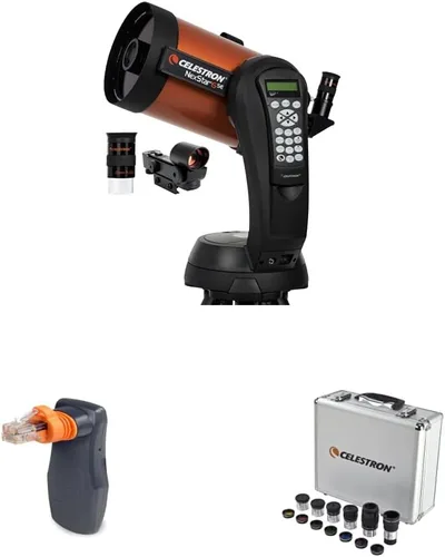 Vista 9 de Celestron - Telescopio NexStar 6SE - Telescopio computarizado y NexYZ - Adaptador universal para smartphone de 3 ejes para telescopio y kit