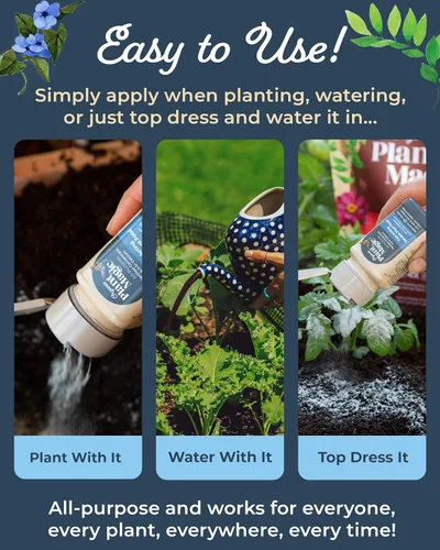 Vista 6 de Organic Plant Magic - Truly Organic - Batidor de alimentos solubles para plantas fáciles de usar: concentrado de fertilizante multiusos para todas