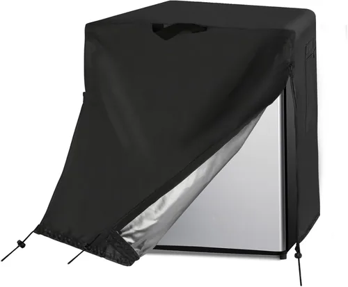 Cubierta para refrigerador Guisong, impermeable y a prueba de polvo, protectora para congeladores verticales, adecuada para la mayoría de mini