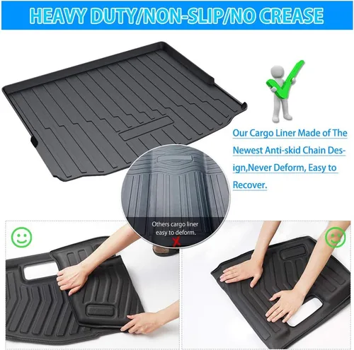 Vista 6 de Powerty Alfombrilla de Maletero para BMW X3 G01 2018-2023 2024 Accesorios Alfombrillas de Carga TPO Para Todo Clima Forro de Maletero Resistente