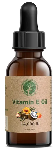 Vista 2 de Aceite orgánico de vitamina E – D-alfa tocoferol – Ingredientes naturales – Incluye aceite de jojoba, aceite de coco y vitamina C – Estimula