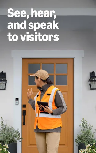 Vista 4 de Ring Battery Doorbell Plus, Video de cuerpo completo en HD+, alertas y detección de movimiento, y audio bidireccional