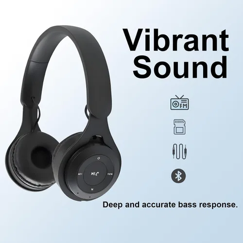 Vista 3 de Auriculares actualizados sobre la oreja con cancelación de ruido híbridos con modos transparentes, Bluetooth inalámbrico con micrófono, almohadillas