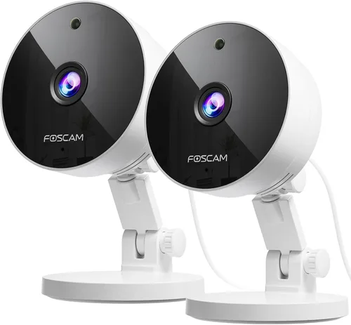 Vista 10 de FOSCAM Cámara de seguridad 3K 5MP interior/exterior, 0.08 oz y 0.18 oz WiFi magnética Mini perro/gato/mascota/bebé/cámara de bebé, detección
