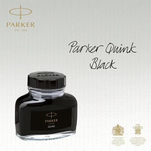 Vista 6 de Botella de tinta permanente Parker Quink de 2 fl oz, Negro negro De tinta negra