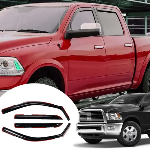 Vista 8 de Viseras de ventilación de ventana en canal, deflectores de viento, viseras de ventana, protectores de lluvia, viseras de ventilación, protectores