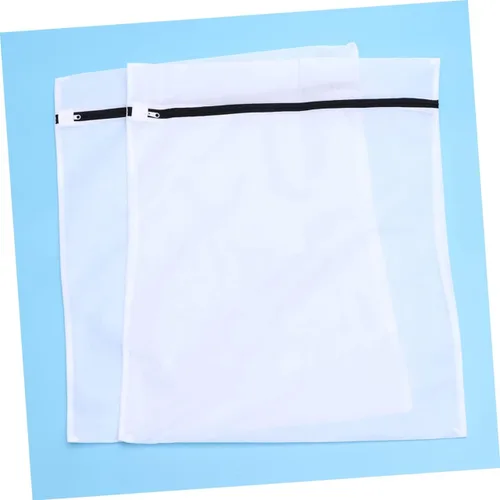 Vista 4 de NOLITOY Juego de 6 bolsas de lavandería de malla, bolsas con cremallera para ropa interior, medias