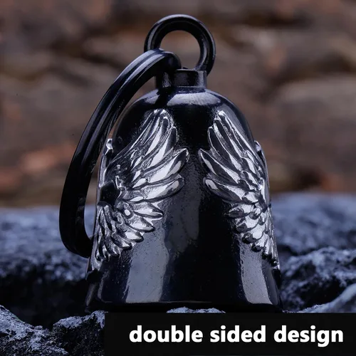 Vista 5 de Motorcycle Cross Bell - Key Chain Biker Bells Protect the Rider - Accessories