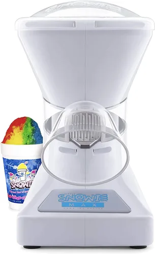 Vista 2 de SNOWIE - Little Snowie Max Snow Cone Machine - Premium Shaved Ice Maker, With Powder Sticks Syrup Mix, Entrepreneur Kit
