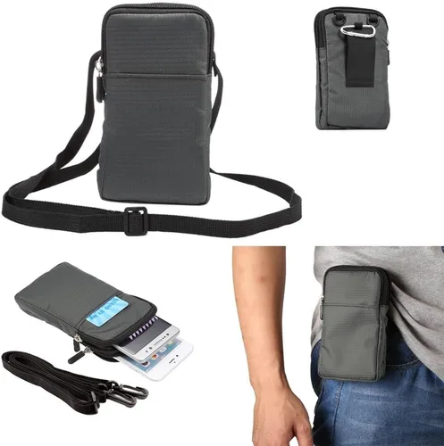 Vista 18 de Bolsa universal para teléfono celular, riñonera multiusos, para la cintura, para deportes al aire libre, funda para llevar teléfonos móviles
