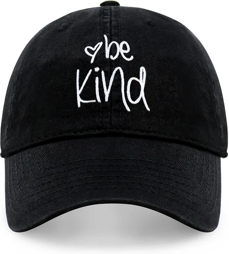 CHOK.LIDS Be Kind Trendy - Gorra de béisbol para mujer, unisex, de algodón, estilo polo, divertida, inspiradora, para la temporada