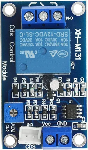 Vista 4 de XINGYHENG 4 unids XH-M131 módulo de control automático de luz 12V relé de control de luz interruptor de luz módulo de resistencia fotosensible