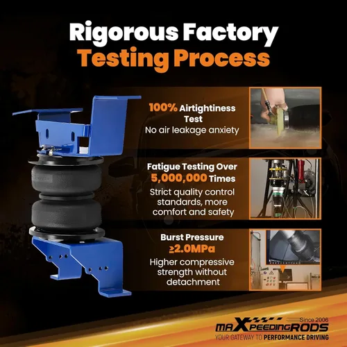 Vista 9 de maXpeedingrods Kit de bolsas de suspensión neumática trasera de 5000 libras para GMC Sierra Chevrolet Silverado 2500HD 3500HD 4WD 2020-2025 Kit