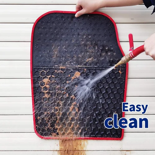 Vista 2 de Alfombrillas de coche personalizadas para Hyundai Santa Fe 2019 2020, inodoras, lavables, de goma resistente (todo tipo de clima), juego de forros