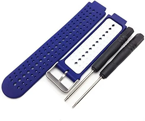 Vista 3 de Bandas compatibles con Garmin Forerunner 220 230 235 630 620 735 Approach S20 S6 S5 Bandas de silicona transpirable Correa de reloj para Forerunner