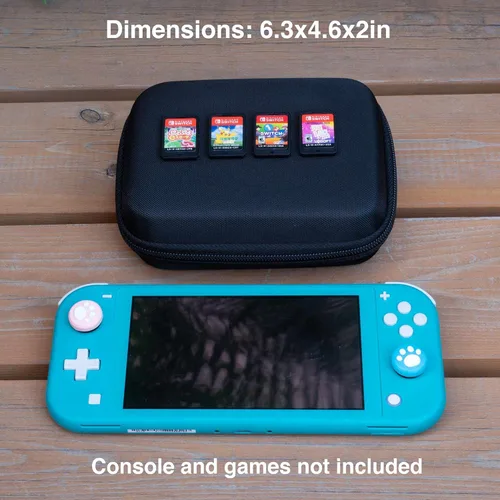 Vista 3 de Butterfox Estuche rígido para almacenamiento de tarjetas de juego de 64 interruptores para juegos de Nintendo Switch juegos PS Vita y tarjetas