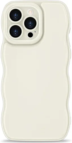 Vista 18 de Anuck Funda para iPhone 11 Case Wave, diseño de marco ondulado para mujeres y niñas, linda funda de teléfono estética ondulada de color sólido, TPU