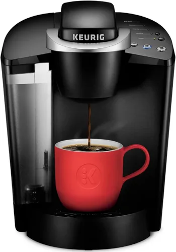 Keurig K-Classic - Cafetera de cápsulas K-Cup de una sola porción, con 3 tamaños de preparación, depósito extraíble de 48 onzas, color negro
