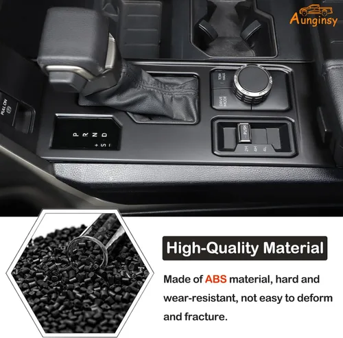 Vista 7 de Cubierta de panel de palanca de cambios de control central, compatible con Toyota TundraSequoia 2022-2024, consola de palanca de cambios