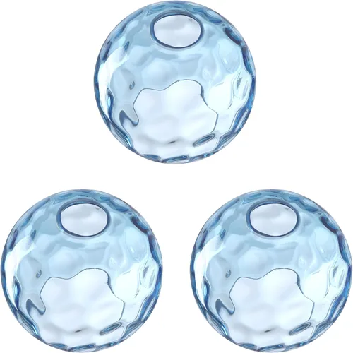 6.3 Inch Replacement Texture Blue Glass Lamp Shade Light Fixture for 3 Pack Replacement Wall Sconce Pendant Light Ceiling Light Chandelier