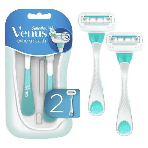 Vista 12 de Gillette Venus Maquinillas de afeitar desechables verdes extra suaves para mujer, 2