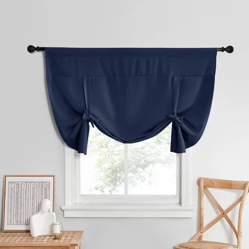 Vista 32 de NICETOWN Cortina Opaca con Aislamiento Térmico – Persiana Enrollable para Ventana de Bebé para Dormitorio/Acción de Gracias