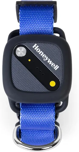 Honeywell Rastreador de actividad para mascotas con GPS para perros, azul - Usa tu collar o incluye talla única, para todos los cuello, geo-cercado,