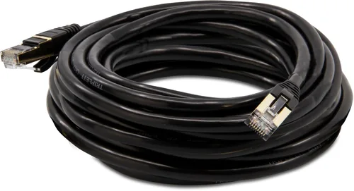 Triplett Cable de conexión trenzado CAT7 negro de 25 pies (CAT7-25BK)