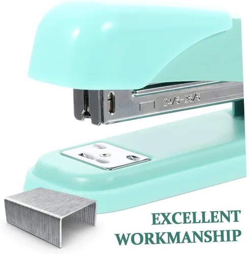 Vista 2 de STOBOK Grapadora de metal pequeña multifuncional para suministros de oficina de servicio pesado Mini grapadora para escritorio