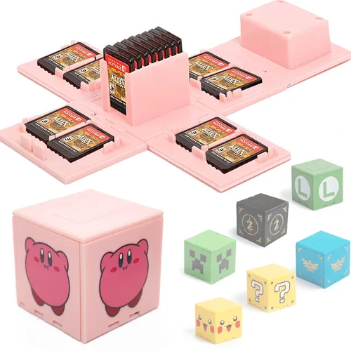 Estuche de almacenamiento para Nintendo Switch Soporte de tarjeta de videojuego Sistema de almacenamiento protector de tarjeta de juego Organizador