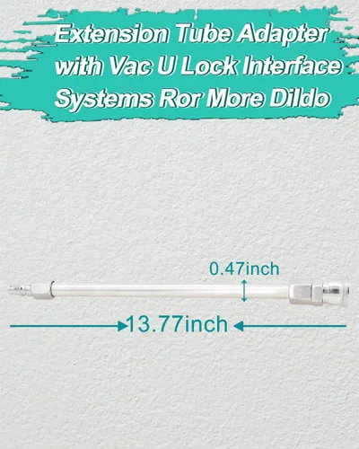 Vista 3 de FREDORCH Vac-U-Lock - Tubo de extensión de 13.8 in, para máquina de amor premium con dispositivo de conector de aire rápido