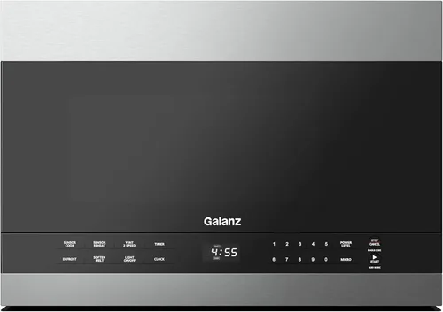 Vista 12 de Galanz GLOMJA17S2B-10 Microondas sobre la estufa, modo ahorro de energía/ECO, cocción exprés de 30 segundos, 9 programas de cocción automática, 1000