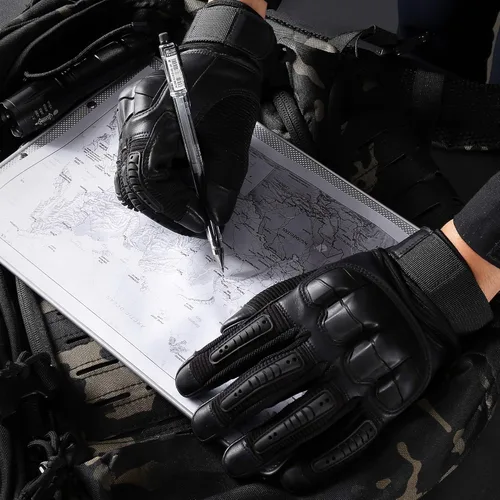 Vista 6 de WTACTFUL Guantes Tácticos para Hombres - Pantalla Táctil - Airsoft Motocicleta Exterior Disfraz