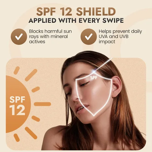Vista 5 de BaeBlu InstaFame - Base de maquillaje mineral suelta, mate de cobertura completa con SPF natural para pieles sensibles, crea