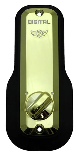 Vista 2 de Cerradura mecánica sin llave Lockey USA, Bright Brass, 1
