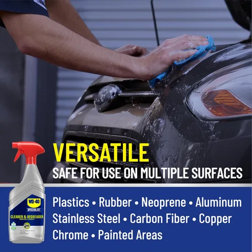 Vista 4 de WD-40 Specialist Limpiador y desengrasante, solución de limpieza multisuperficie, ideal para limpiar parrillas y piezas de parrilla, 32 onzas